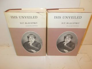 Isis Unveiled: Collected Writings By H.  P.  Blavatsky Vol.  1 & 2 Hc/dj S&h