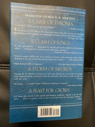 George R.  R.  Martin SIGNED A Game of Thrones - Song Of Fire & Ice - Book One 3