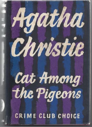 Agatha Christie / Cat Among The Pigeons First Edition 1959