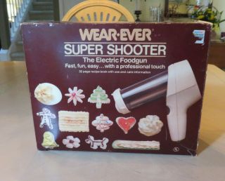 Vintage Wear Ever Shooter 70123 Electric Cookie Press Canape Candy Maker