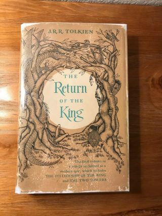 The Return Of The King By J.  R.  R.  Tolkien Hc 1st/12th Imp/map