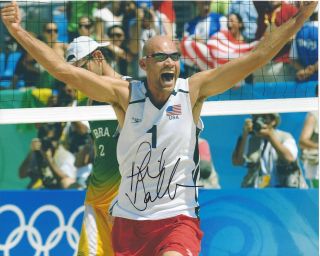 Phil Dalhausser Signed 8 X 10 Photo Olympics Usa Beach Volleyball