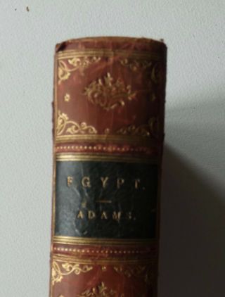 Egypt Past And Present By Davenport Adams 100 Illustrations 1887 Leather Binding