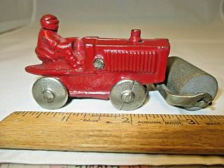 Rare Antique Vintage Cast Iron Tractor & Road Roller By Kilgore 1931 T - 82
