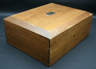 Vintage Decatur Industries Inc.  Humidor Wood Cigar And Tobacco Box