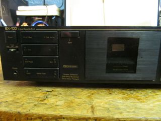 VINTAGE Nakamichi BX - 100 2 Head CASSETTE DECK Stereo Tape Player AS - IS 2