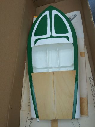 Sk Daddle Vintage R/c Speed Boat Speedboat 17 "