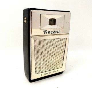 Vintage Encore 6 Transistor Radio - Ryukyus Japan Jvr16