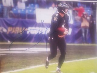Sam Koch Signed 8x10 Autographed Picture Photo Auto Baltimore Ravens Nfl