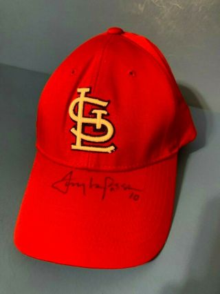 Tony La Russa St.  Louis Cardinals Signed Autographed Baseball Hat / Cap