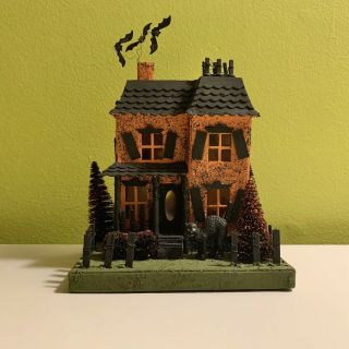 Bethany Lowe Halloween Vintage Haunted House
