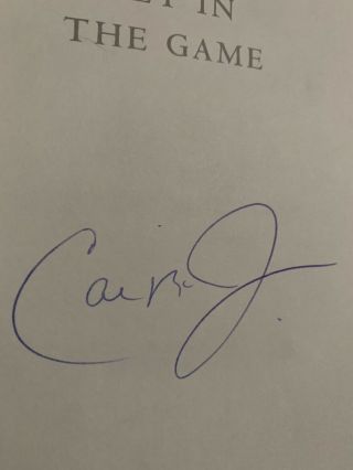 Cal Ripken Jr.  Signed Book “get In The Game” Autograph Hof Orioles