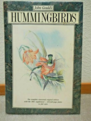 Book - Bird Book - Hummingbirds - John Gould Book - Ornithology Book - Vintage