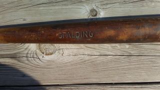 Vintage Old Spalding Circa 1910 Professional Model Game Baseball Bat