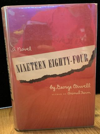 A Novel Nineteen Eighty - Four By George Orwell (cl3)