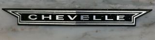 1966 Chevy Chevelle Malibu Grille Emblem 3876137 - Vintage Oem