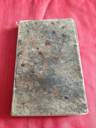 1846 German Religious Book (mennonite?) Printed In Allentown,  Pa (bible?)