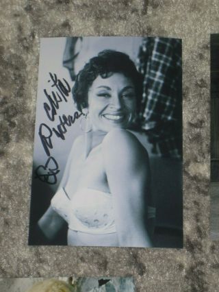 Chita Rivera Signed 4x6 Photo West Side Story Autograph