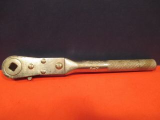Vintage / Antique Snap On R - 7 Reversible Ratchet Wrench 1/4 " Drive - Rare