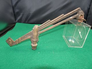 Vintage Art Deco Cast Iron Bridge Floor Lamp Arm 11”