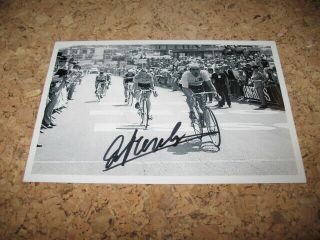 Eddy Merckx Cycling Tour De France Champion 1 Hand Signed Photo
