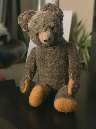 Vintage Antique Mohair Steiff Teddy Bear With Growler 1920s Jointed Excelsior