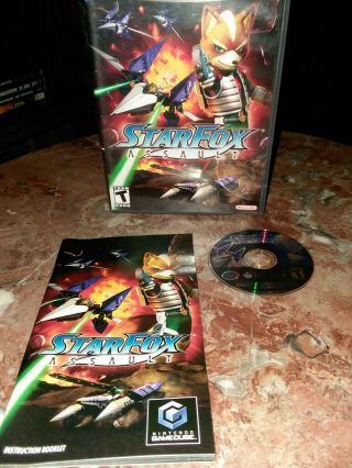 Vintage Star Fox Assault (nintendo Gamecube,  2005) Complete