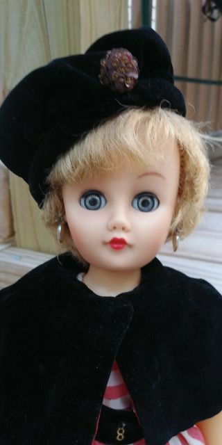 1950’s’ Vintage Fashion Doll 14 " American Character Sleepy Blue Eyes Vinyl