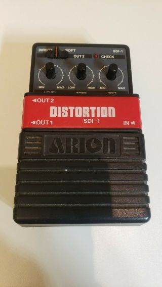 Vintage Arion Sdi - 1 Distortion Guitar Pedal (no Cables)