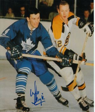Mike Pelyk Toronto Maple Leafs Autographed Signed 8x10 Photograph W/coa