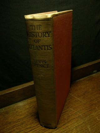 The History Of Atlantis - Lewis Spence Occult Myth Legend Ancient Mysteries Rare