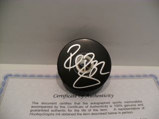 Rob Ray Autographed Signed Buffalo Sabres Puck Autograph