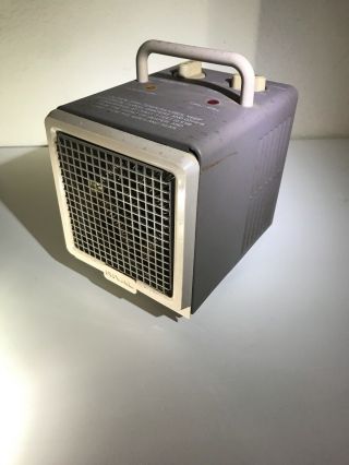 Vintage 1990s Rival Portable Electric Mini Space Heater Model T621 1500 W