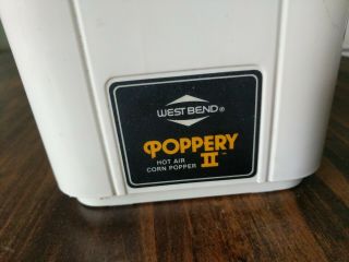 Vintage West Bend Poppery II 82102 Popcorn Popper/Coffee Roaster 4Quart 2