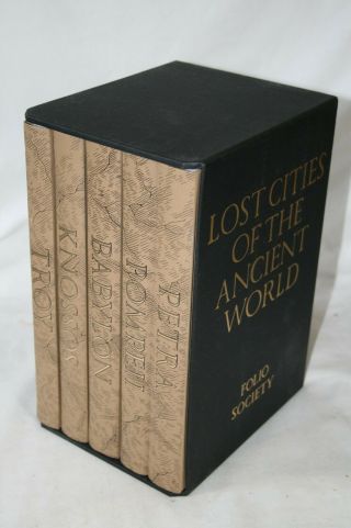 Lost Cities Of The Ancient World Folio Society 5 Volumes