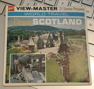 Vintage Gaf B163 Bonnie Scotland World Travel View - Master Reels Packet Set