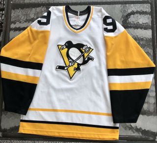 Ccm Pittsburgh Penguins Nhl Hockey Jersey White Vintage 80’s Men’s Small - Cabot