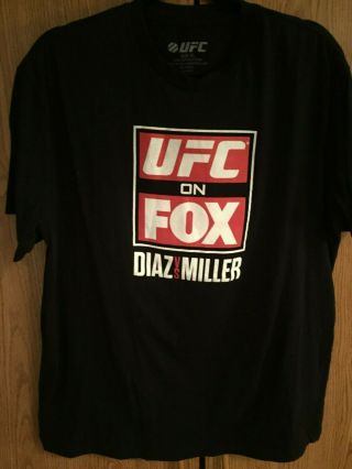 Ufc On Fox Diaz Vs Miller T - Shirt Sz Xl.  May 5th 2012