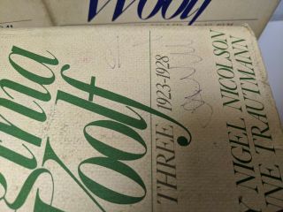 COMPLETE 6 VOLUME SET The Letters of Virginia Woolf 1888 - 1941 HCDJ.  VG 3