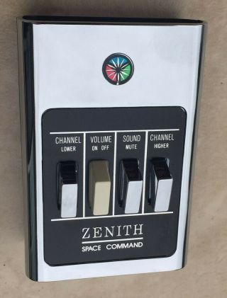 Vintage Zenith Space Command 4 Button Remote W/ Aged Blister Pack S - 96806