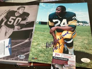 Willie Wood Jsa Auto Signed 8x10 Autograph Green Bay Packers James Spence