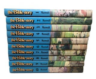 The Bible Story Complete 10 Volume Book Set Arthur Maxwell Hardcover