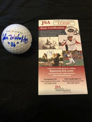 John Mahaffey Signed Players Championship Golf Ball Autograph Jsa