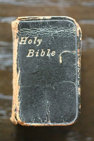 Vintage Miniature Holy Bible David Bryce