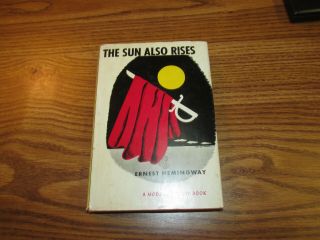 The Sun Also Rises By Ernest Hemingway 1926/1930 Hcdj Modern Library 170