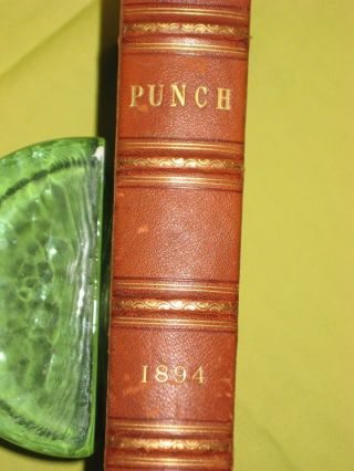 Punch The London Charivari Vol 1894 Vci Ribbed Social Political Satire Vg Cond