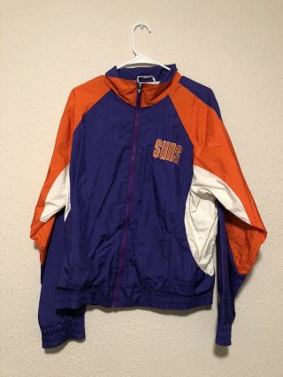 Vintage Phoenix Suns 1990s Full Zip Starter Jacket Size Large Nba