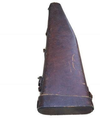 Vintage Leg O Mutton Leather Take Down Shotgun Case
