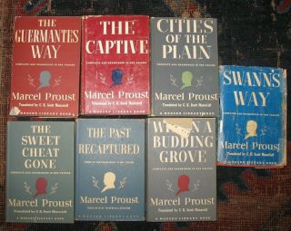 Proust In Search Of Lost Time 1950s Reissue Complete Modern Library 7 Volumes