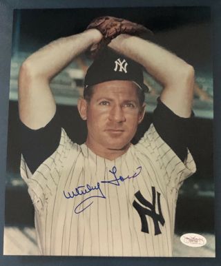 Whitey Ford Autographed Signed 8x10 Photo York Yankees